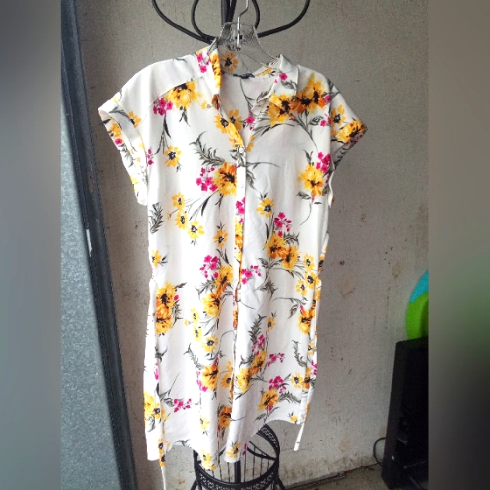 Express women's floral dress